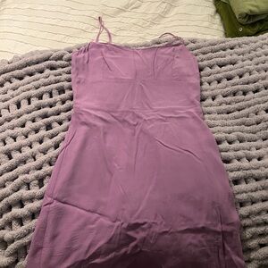 Aritzia Sunday Best Lilac Sleeveless Dress